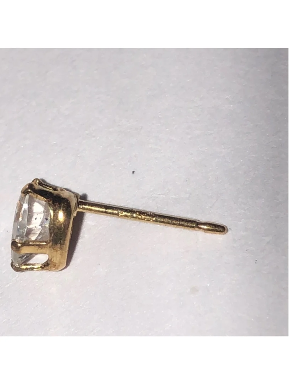 Gold Plated Sterling Silver L 925 Heart Dainty Stud Earrings